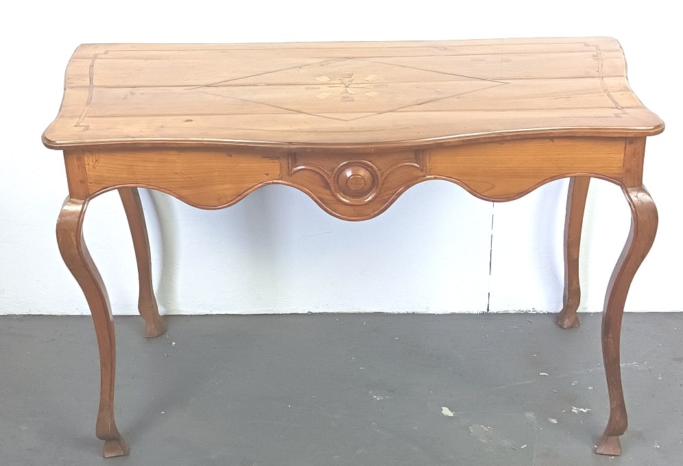 19th C. French Inalid Walnut Table (1 of 7)