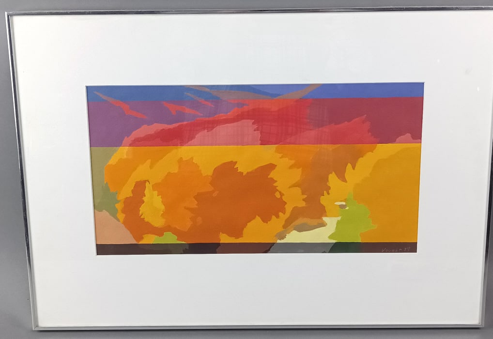 Peter Vought - "Autumn Transparency" Watercolor (1 of 5)
