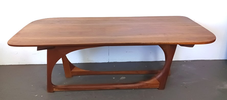 MCM Style Asymmetrical Dining Table (1 of 6)