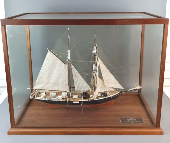 Ships Model of "Viola" 1910 Whaling Brig (1 of 5)