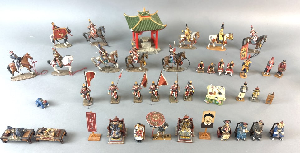 Group of Metal Asian Miniature Figures (1 of 11)