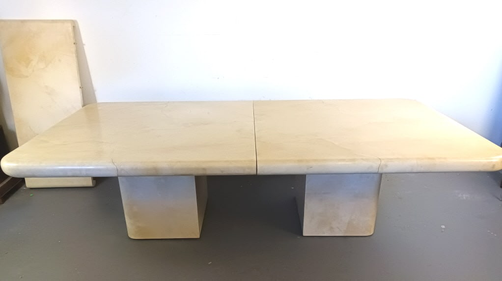 MCM Karl Springer Parchment Dining Table (1 of 6)