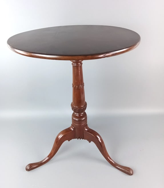 18th C. Connecticut  Cherry Candle Stand (1 of 6)