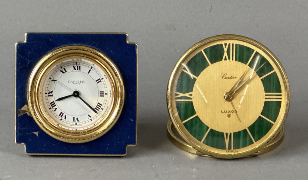 Two Cartier Travel Alarm Clocks (1 of 8)