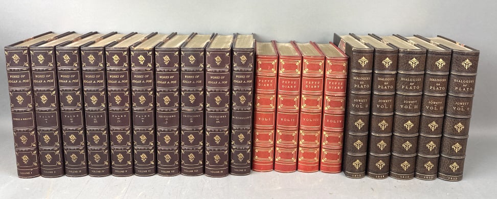 Group of Leather Bound Books (1 of 14)
