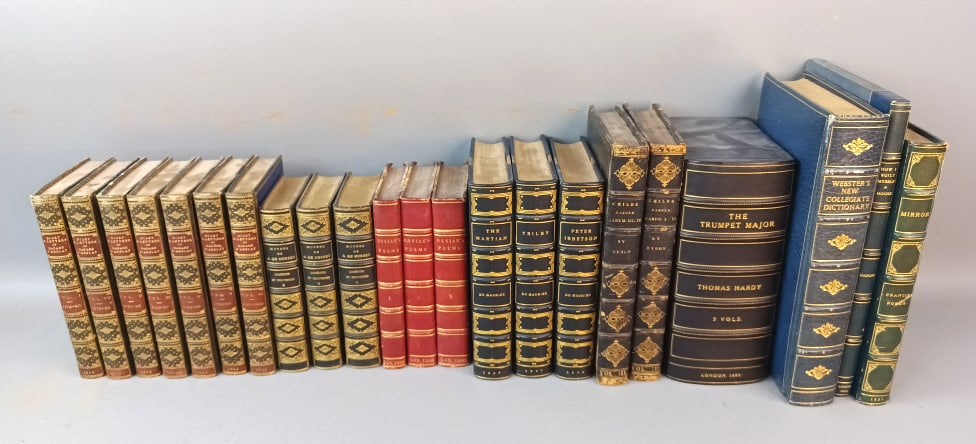 Group of 22 Leatherbound Bindings (1 of 6)