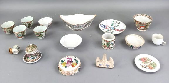 Group Of Chinese Porcelain Articles (1 of 12)