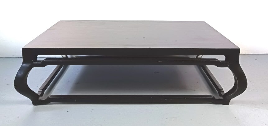 Robert Scott Asian Style Fabric Clad Low Table (1 of 3)