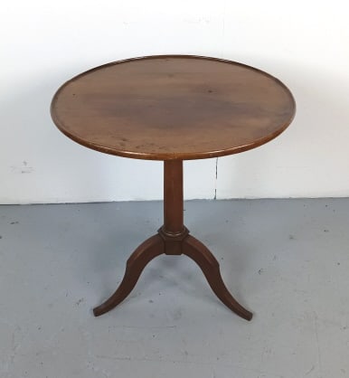 19th C. French Walnut Tilt Top Table (1 of 5)