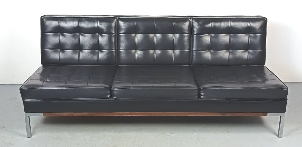 MCM Vinyl Three Seater Sofa (1 of 5)
