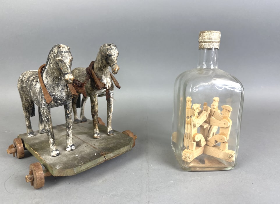 Wooden Toy Horses on Wheels (1 of 6)