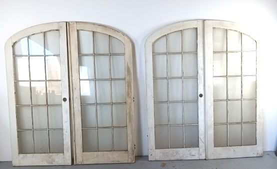 Two Pairs of Arched Glazed Doors (1 of 4)