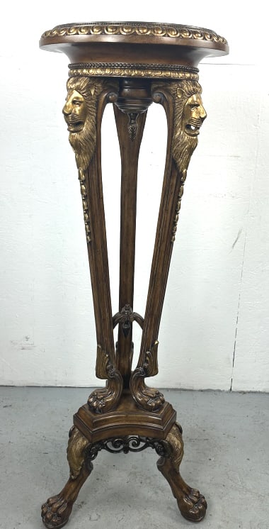 Maitland Smith Marble Top Regency Pedestal (1 of 6)