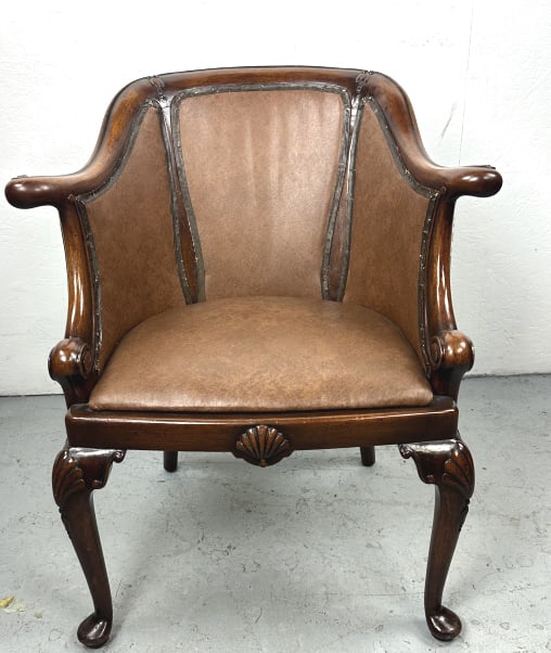 Flint & Horner Mahogany Club Chair (1 of 8)