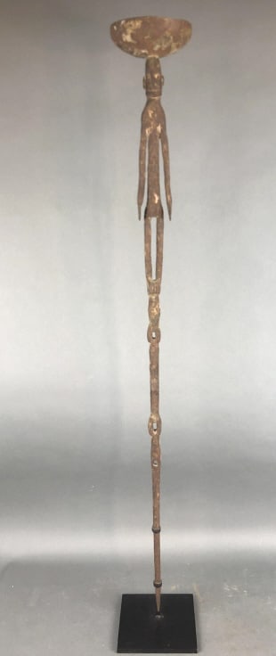 Dogon or Bamana Iron Forged Figural Oil Lamp (1 of 4)
