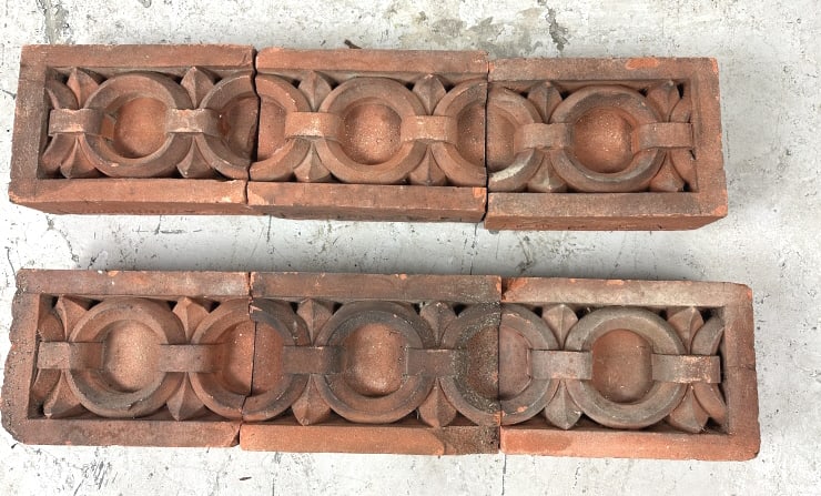 6 Architectural Teracotta Elements (1 of 7)