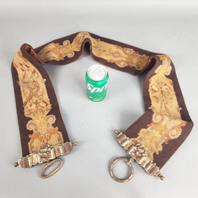 Vintage Embroidered Bell Pull