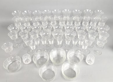 Crystal Set Including Bowls & Stemware