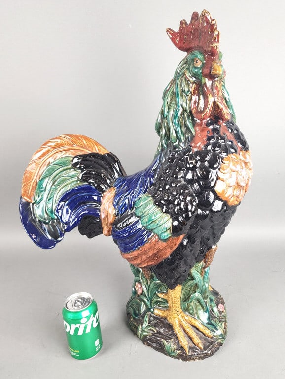 Large Ceramic Rooster (1 of 9)