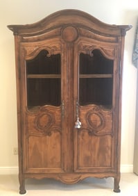 Louis XV Style Walnut Armoire