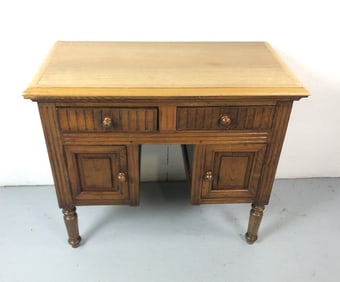 French Provincial Style Kneehole Desk