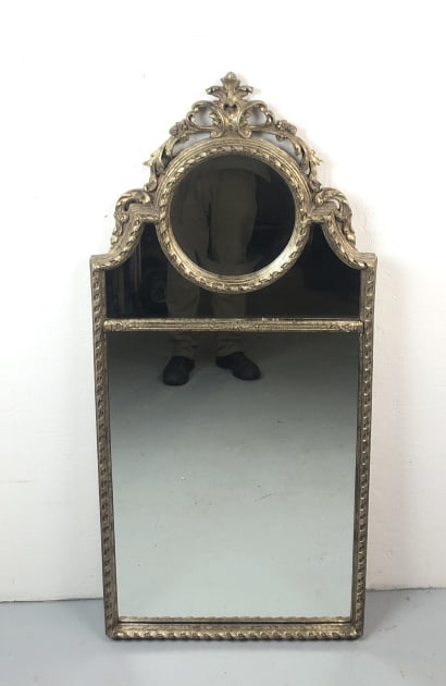 Louis XVI Style Mirror: Louis XVI Style Mirror. 45"h x 21"w Condition: Good.