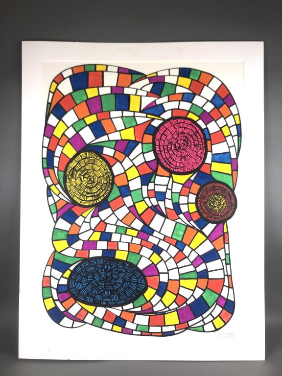 Mixed Media Abstract by Frank Military (1 of 5)