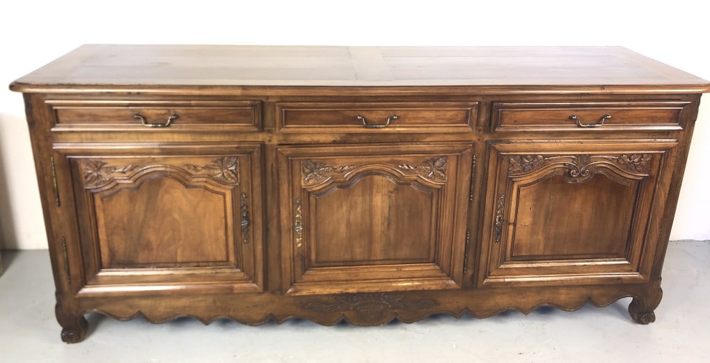 French Provincial Walnut Buffet (1 of 6)
