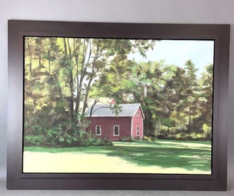 James Urbaska Red "Barn in the Afternoon"