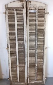 Two Pairs of French Shuttered Doors