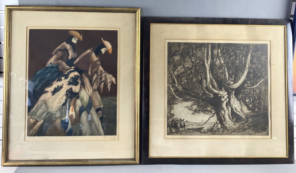 Frank Brangwyn Drypoint Engraving and Lithograph (1 of 10)