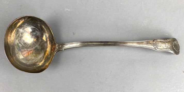 Georgian Sterling Silver Soup Ladle (1 of 5)