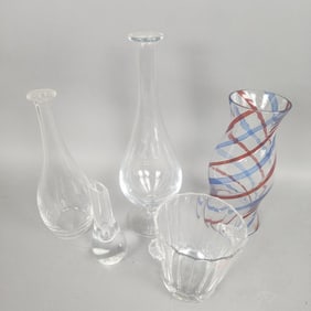 Lot of Crystal and Murano Glass Articles