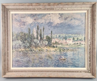 Claude Monet 'Thunderstorm' Replica
