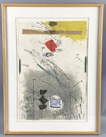 20th C. Mixed Media Abstract  Collage 33/50