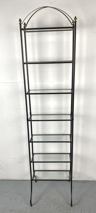 Black Painted Metal Etagere (1 of 5)