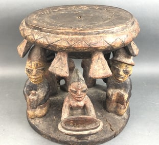 Mid 20th C. African Ceremonial Table