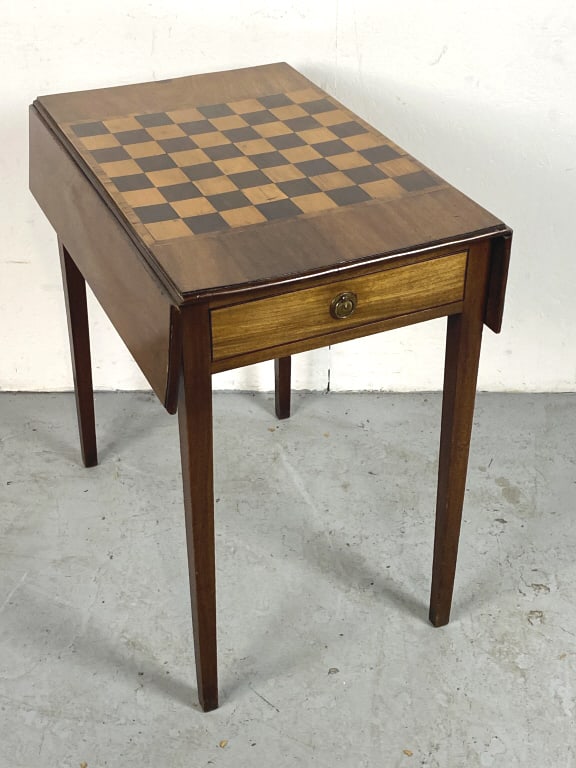 19th C. Mahogany Game Table (1 of 6)