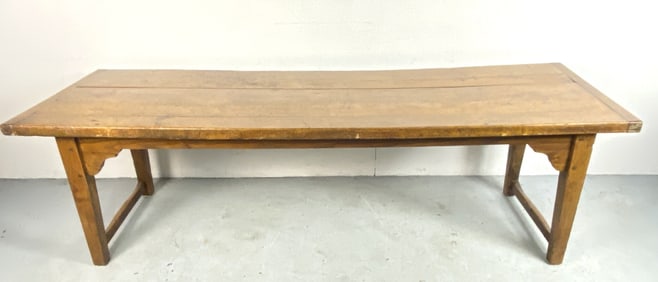 English Hand Pegged Harvest Table