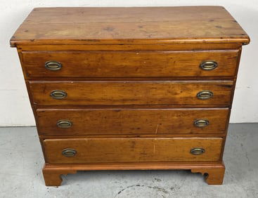 18th C. American Maple Blanket Chest