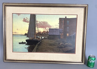 Christopher Bloom Print "Southport at Twilight"