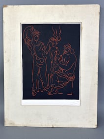 Andre Derain - "L'enfant" Wood Engraving