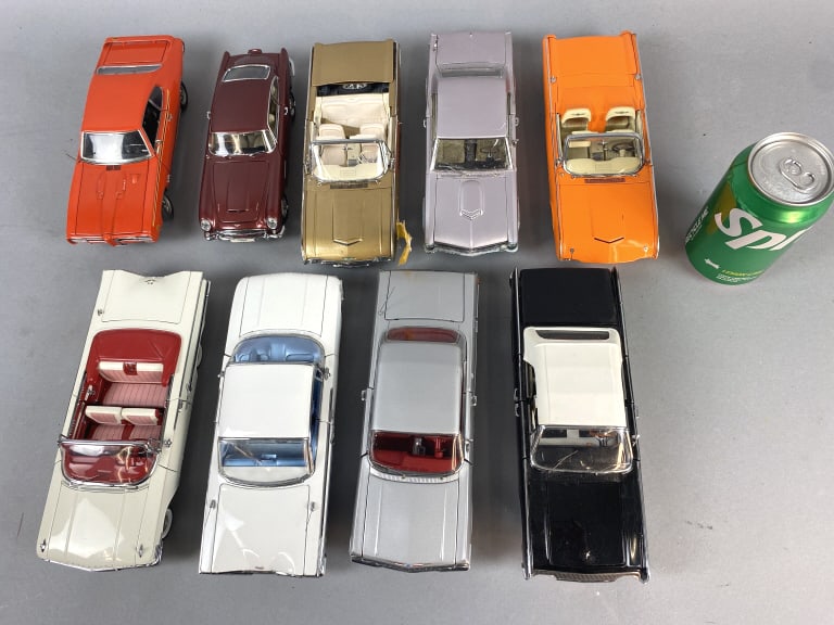 10 1960's Vintage Cars, Danbury & Franklin Mint (1 of 18)