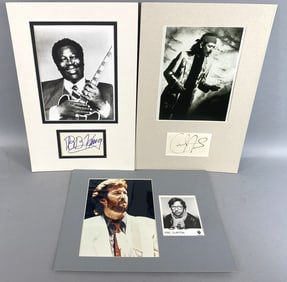 3 Certified Signatures of Musicians