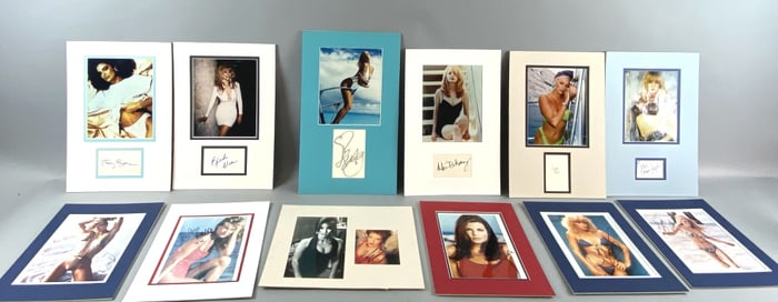 12 Certified Autographs of Celebrities