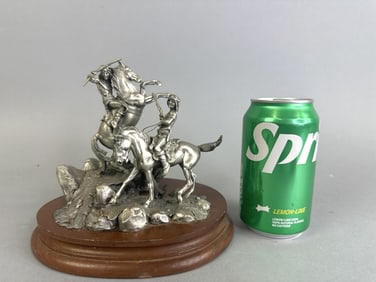 "Cochise" Pewter Sculpture by Don Polland