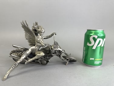 "Temptation Rides" Pewter Sculpture by Julie Bell
