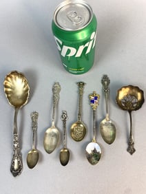 Sterling Silver & Continental Spoons