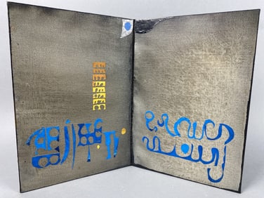Ethel Edwards Double Sided Diptych Collage