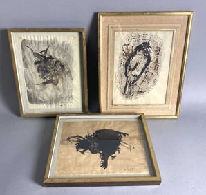 3 Ethel Edwards Watercolors